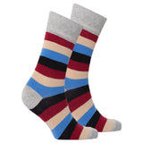 Men's Beige Stone Stripe Socks Orchid Erebus