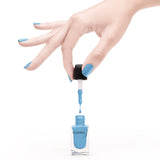 Premium Nail Lacquer, CAPRI - 120, SKY BLUE CRÈME NAIL POLISH Emerald Maple