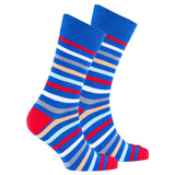 Men's Red Sea Stripe Socks Orchid Erebus