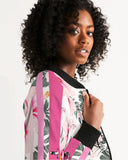 TROPICS OF OZ - INTO THE WILD Women's Bomber Jacket Beige Snowdrop