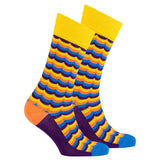 Men's Tangerine Wave Socks