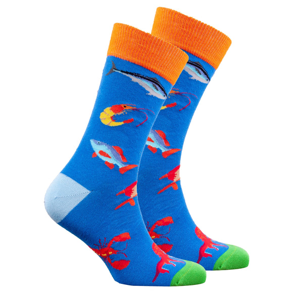 Men's Fish Paradise Socks Orchid Erebus