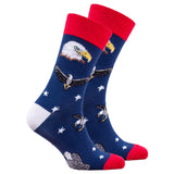 Men's Bald Eagle Socks Orchid Erebus