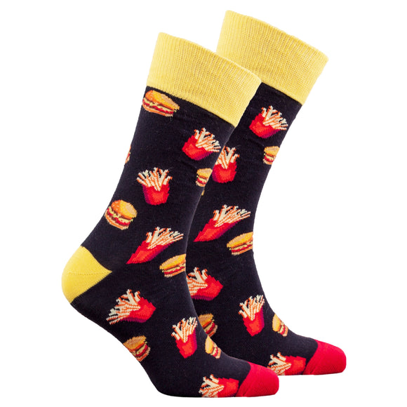 Men's Burger & Fries Socks Orchid Erebus