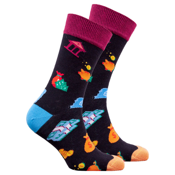Men's Treasury Socks Orchid Erebus