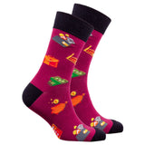 Men's Piggy Bank Socks Orchid Erebus