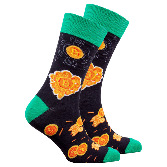 Men's Bitcoin Socks Orchid Erebus