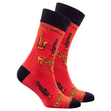 Men's Brass Socks Orchid Erebus