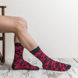 Men's Burgundy Mix Set Socks Orchid Erebus