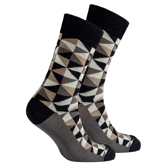 Men's Sage Triangles Socks