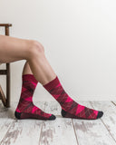 Men's Burgundy Mix Set Socks Orchid Erebus