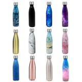Aquaala UV Water Bottle With Temp Cap Salmon Lucky