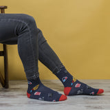 Men's Cinema Socks Orchid Erebus