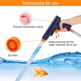 Multi-Function Water Exchanger: Sand Washing, Water Change, And Algae White Diomedes