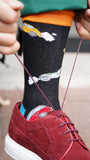 Men's Comic Cars Socks Orchid Erebus