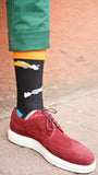 Men's Comic Cars Socks Orchid Erebus