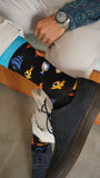 Men's Fish Socks Orchid Erebus