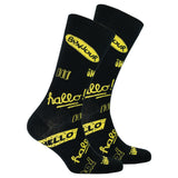 Men's Hello Socks Orchid Erebus