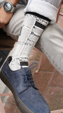 Men's Newspaper Socks Orchid Erebus