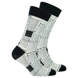 Men's Newspaper Socks Orchid Erebus