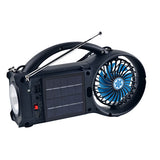 Supersonic Solar Power Bluetooth Speaker with FM Radio, LED Torch