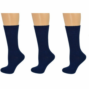 Organic Cotton Midweight Outdoor Unisex Athletic Crew Socks 3 Pair Olive Prometheus
