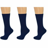 Organic Cotton Midweight Outdoor Unisex Athletic Crew Socks 3 Pair Olive Prometheus