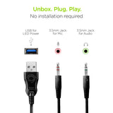 HyperGear SoundRecon RGB LED Gaming Headset