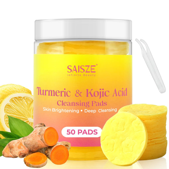 Turmeric Kojic Acid Cleansing Pads (50 Pads) Pink Iolaus