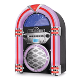 Victor Wilshire Bluetooth Jukebox with Multicolor LED Lighting Sky Iapetus