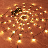 Halloween ELED Spider Web String Light 5v Remote Control
