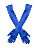 20 Inch Above Elbow Length Satin Gloves Gatsby Flapper