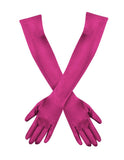 20 Inch Above Elbow Length Satin Gloves Gatsby Flapper