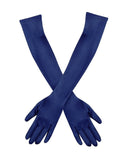 20 Inch Above Elbow Length Satin Gloves Gatsby Flapper