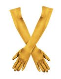 20 Inch Above Elbow Length Satin Gloves Gatsby Flapper