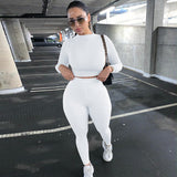 2-Piece Casual Long-sleeved Outfit
