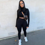 2-Piece Casual Long-sleeved Outfit