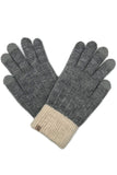 Textured Knitted Smart Touch Gloves