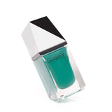 Premium Nail Lacquer, SHEVA - 179, DEEP TURQUOISE CRÈME NAIL POLISH Emerald Maple