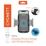 Cygnett ExoDrive Wireless Phone Charger with Window Mount