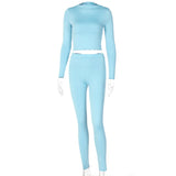 2-Piece Casual Long-sleeved Outfit
