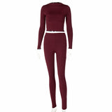2-Piece Casual Long-sleeved Outfit