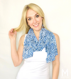 Cheeky Cheetah Multi-Way Smart Scarf Lime Ares