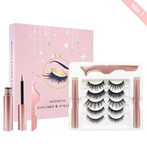 Magnetic Eyeliner & Eyelashes Kit Pink Iolaus