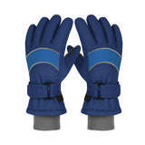 Kid Winter Ski Gloves Indigo Eurybia