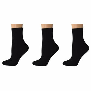 Women's Low Cut Bamboo Quarter Shorties - 3 Pairs