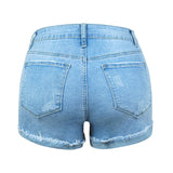 Casual Jeans Hole Women Street Denim Shorts
