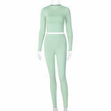 2-Piece Casual Long-sleeved Outfit