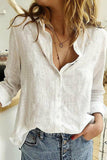 Textured Solid Color Shirt