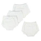 White Training Pants 4-Pack Emerald Clover